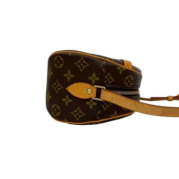 LOUIS VUITTON Vintage Brown Monogram Leather Pochette Shoulder Bag - Picture 6 of 10